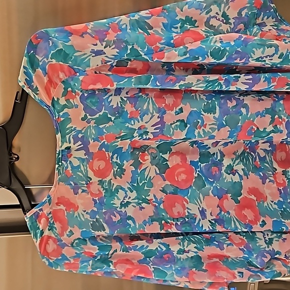 💕SHOW ME YOUR MUMU💕 Peta Tunic Swimsuit Coverup ~ Vintage Floral Print Medium - Picture 4 of 7